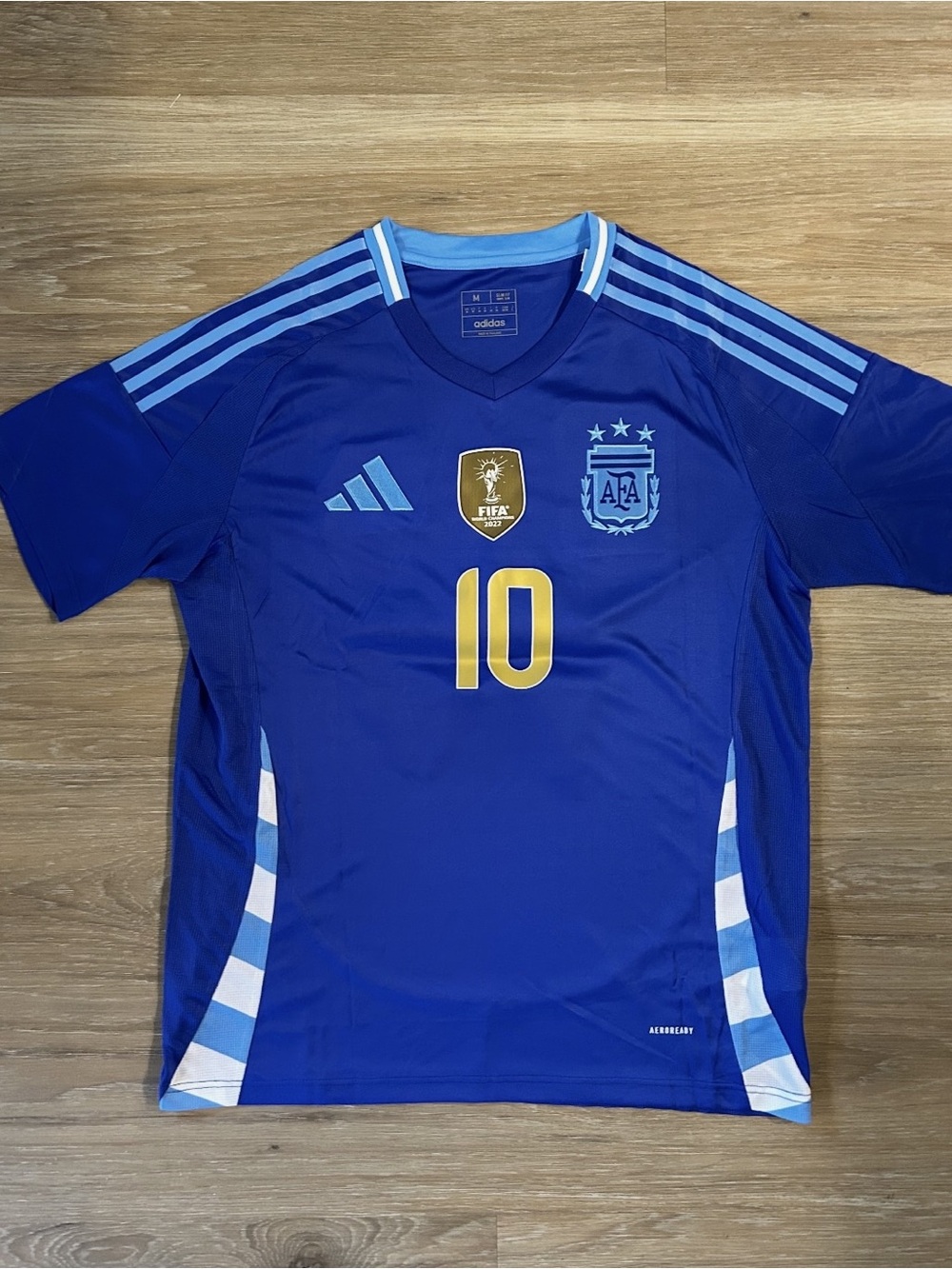Lionel Messi Argentina National Team adidas 2024 Away Jersey